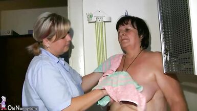 OldNanny Chubby lady and milf masturbate,fuck - 2 image