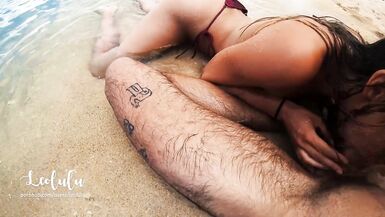 Sex on the Beach! Wild Fucking on an Island - Amateur Couple LeoLulu - 2 image