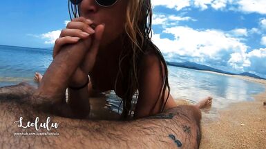 Sex on the Beach! Wild Fucking on an Island - Amateur Couple LeoLulu - 3 image