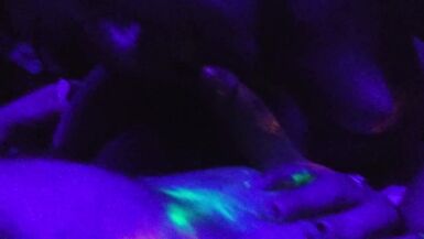 Slut Sucks Glow in the Dark Cock - 2 image
