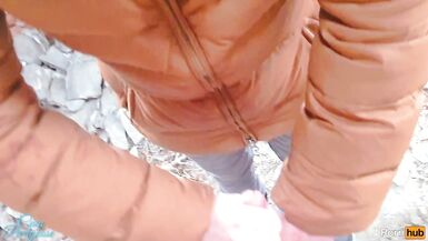 OMG PUBLIC CUM PANTYHOSE IN DANGEROUS PLACE