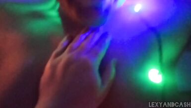LexyAndCash Fucking in Christmas Lights Part 2 - 5 image