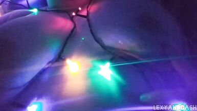 LexyAndCash Fucking in Christmas Lights Part 1 - 2 image