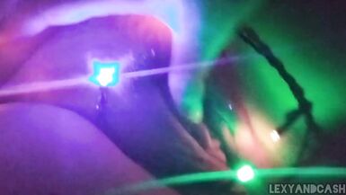 LexyAndCash Fucking in Christmas Lights Part 1 - 3 image
