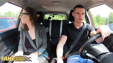 Fake Driving School MILF Emylia Argan fucks her student - 2 image