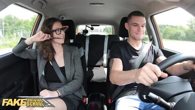 Fake Driving School MILF Emylia Argan fucks her student - 3 image