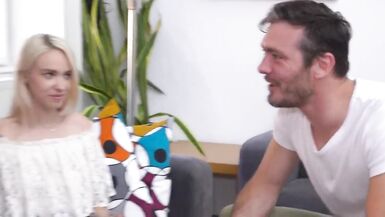 Mom and Daughter Sharing a Guy