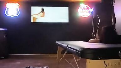 BBC Stud gives Mexican BBW a Happy ending to her Massage - 4 image