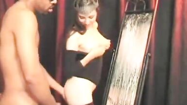 Lactating biker bitch medium sized tits wit fountain of Milk