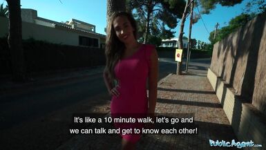 Public Agent Briana Bandares with a big pair of boobs and sexy big ass - 8 image