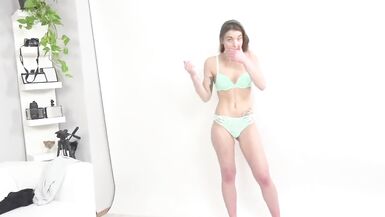Hot Brunette Gets Personal Advice in Casting Session - 3 image