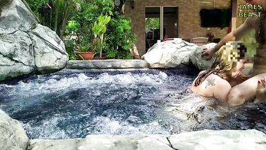 She swallowed my cum after great fuck in jacuzzi - Amateur Russian couple - 4 image