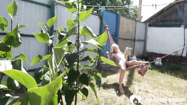 I caught my neighbor masturbating furiously outdoors - 2 image