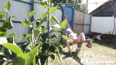 I caught my neighbor masturbating furiously outdoors