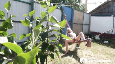 I caught my neighbor masturbating furiously outdoors - 5 image