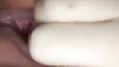 Masturbating with new Nails and Cumming - 5 image