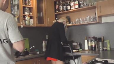 Horny Guy Seductes Blonde Executor - 2 image
