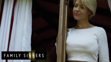 Family Sinners - Hot Blonde Step Mom Gets Her Big Tits & Pussy Fucked - 2 image