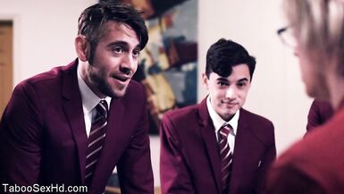 Teacher get fucked hard by students