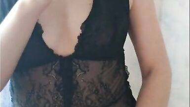 Moglie arrapata amatoriale - Masturbazione reale Lisaguither