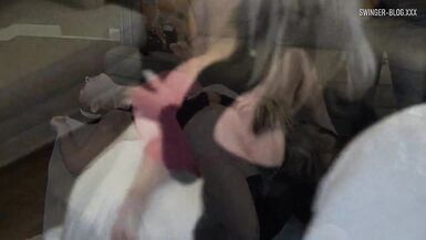 Horny housewives get their wet cunts fucked at exclusive amateur swinger party - 5 image