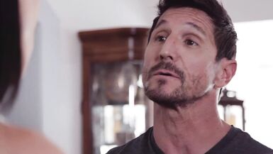 Attractive Reagan Foxx keeps hubby from leaving