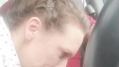 She loves to duck my cock while I drive...good girl - 2 image