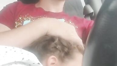 She loves to duck my cock while I drive...good girl - 3 image