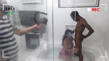 Making of: Novo Scene Actor Nego Blaster Gifted and Brunette Rabuda Milf. ( Full video in xvideos red ) - 2 image