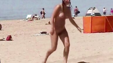 Wet Lesbian Naked Beaches - FKK - Visit to nudist beach watch online