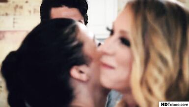 Virgin Have Sex With Schoolmate And His MILF Aunt - Kylie Rocket and Katie Morgan - 2 image