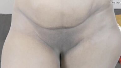 Horny Lily sexy Indian putting on her tights ! - 5 image