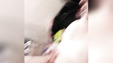 Boyfriend Licks and Fucks Girlfriends Pussy with Toys - Real Couple - 2 image