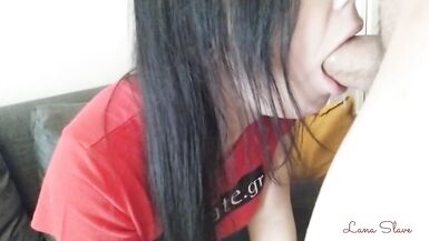 Blowjob and Facial is the best Present for Valentine's Day! Greek Amateur - 10 image