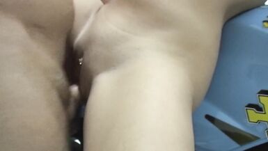 Loves Huge Cock in Mouth Giving Deepthroat Gets Hard Fuck by Original MILF Hunter - 3 image