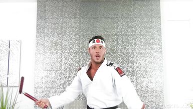 Big Tit Blonde Prefers Hardcore Karate Cock over her Cucked Husband's - 1 image