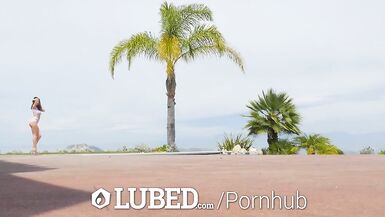LUBED Asshole Licked and Pussy Fucked Outdoors with Lana Rhoades - 2 image