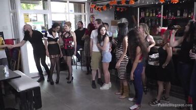 Francys Belle, Buttfucked in a Barcelona Bar