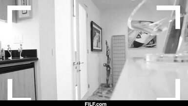 FILF - Анна Амари соблазнена и трахнута своими друзьями Жутко - 1 image