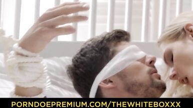 THE WHITE BOXXX - Busty blondie rides blindfolded guy - 2 image