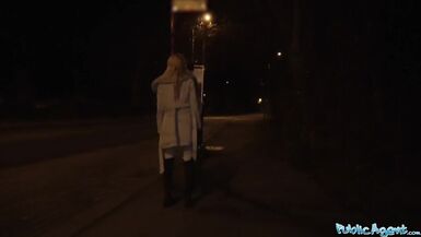 Public Agent Florane Russell Fucked in Car and Cum on her Tits - 1 image