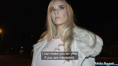 Public Agent Florane Russell Fucked in Car and Cum on her Tits - 3 image
