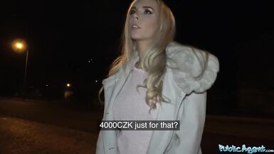 Public Agent Florane Russell Fucked in Car and Cum on her Tits - 4 image