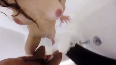Wet POV shower sex with best friend - 4 image