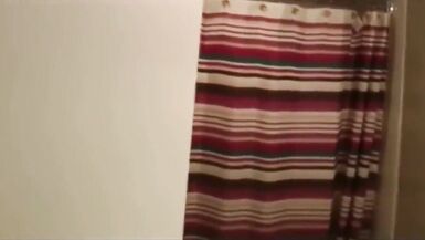 Lucky guy tricking a MILF in the shower - 2 image