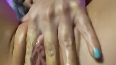 Double Dildo Ride Horny Amateur MILF