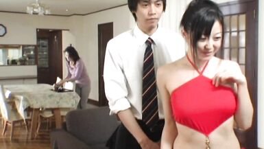 Japanese mom and daughter