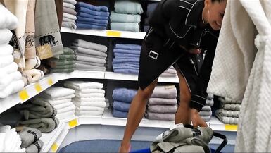 Milf Lilly Naked in the store, gets squirt-fucked after parking her car - 10 image