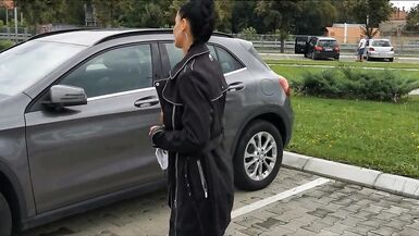Milf Lilly Naked in the store, gets squirt-fucked after parking her car - 12 image