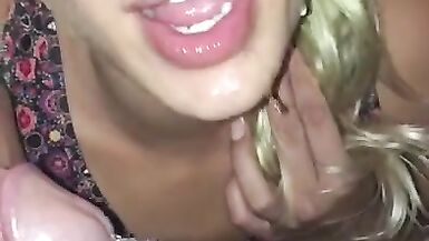 Public Fuck in Toilet with Blonde Babe - 1 image